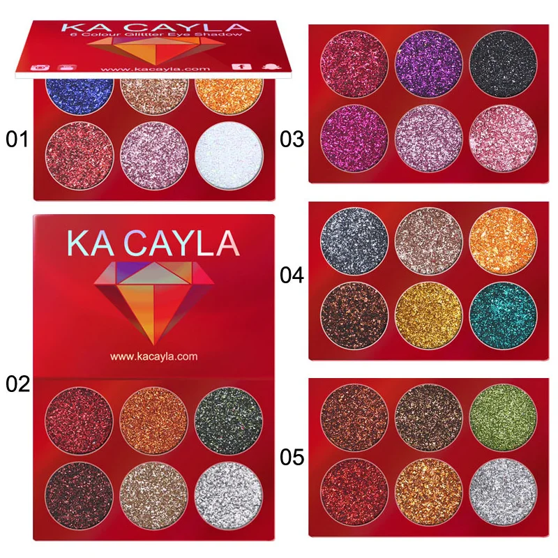 CmaaDu Glitter Shimmer Eyeshadow Palette Diamond Eye shadow Pallete Eyes MakeUp Pallete Woman Beauty Powder Pigment Make Up (4)