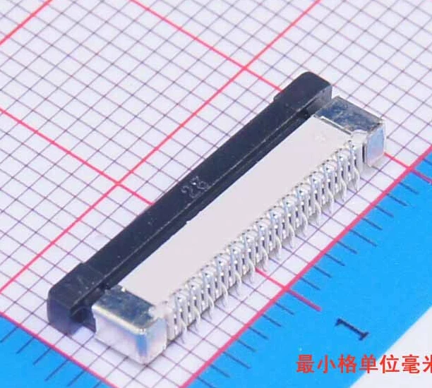 

10Pcs/lot Flexible Flat Cable Connector Vertical Type 0.5mm 28P FFC FPC Socket 0.5mm Pitch 28Pin