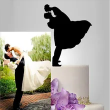 Настоящая ручная Персонализированные Акриловые Жених и невеста свадебный торт Топпер/Свадебный стенд/Свадебные украшения/Пользовательский Топпер