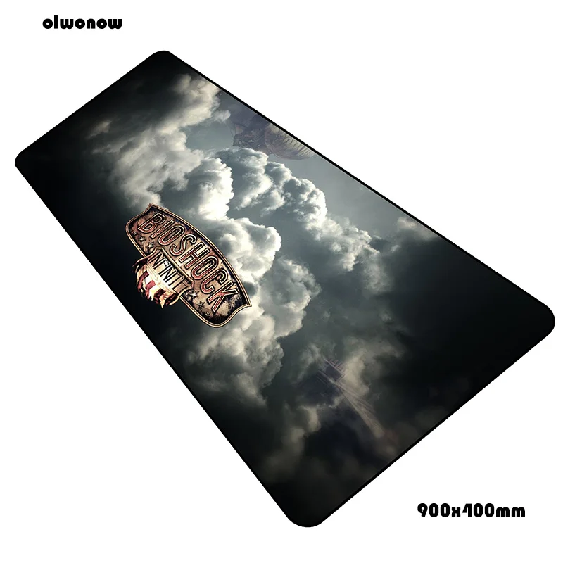 Bioshock padmouse 900x400x3 мм игровой коврик для мыши locrkand большой коврик для мыши геймерский компьютерный стол высококачественный коврик notbook mousemat pc - Цвет: Size 900x400x3mm