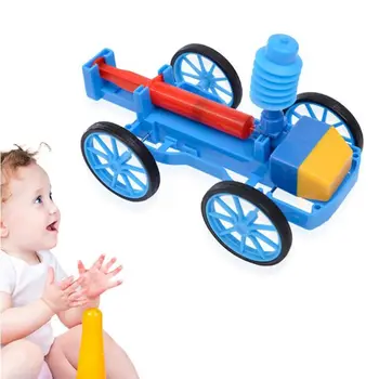 

DIY Air Compression Force Pulley Car Educational Toys Kid Scientific Education Experiment Model