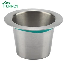 TOPINCN кофейные капсулы из нержавеющей стали для многоразового использования корзинки для фильтрации кофе Темпер Кофе Pod для Nespresso машины