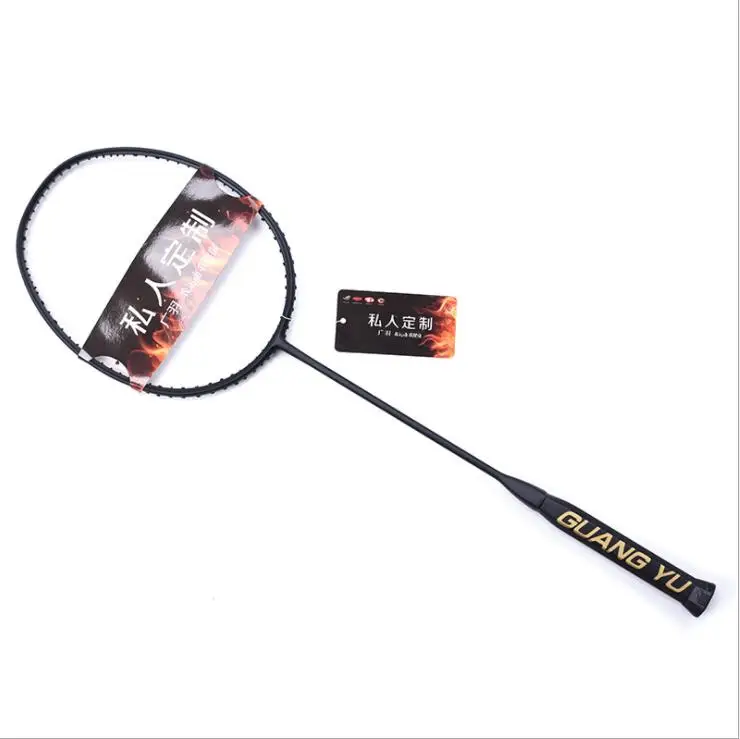 1 unid zarsia 7u 67g G6 negro ultraligero Bádminton raqueta, Bádminton raqueta calidad de carbono 28lbs