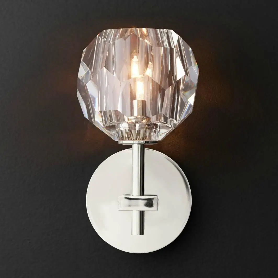 Настенный светильник G9 светодиодный с хрустальным шариком|crystal wall light|designer lightwall