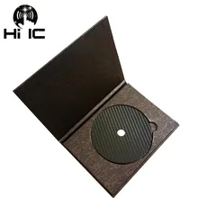 1 шт. карбоновая CD Лента диск коврик база тюнинг коврик HiFi аудио проигрыватель машина анти-шок амортизатор поглощение вибрации