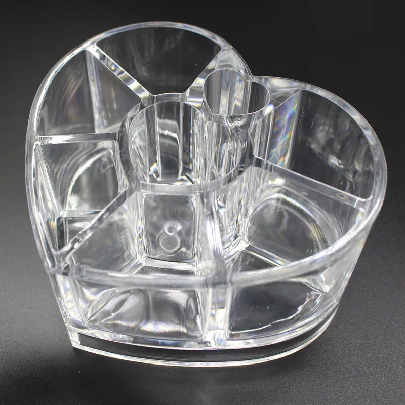 Acrylic Brush Holder Dressing Table Cosmetics Organizer Makeup Storage Organizer Box For Cosmetics (5)
