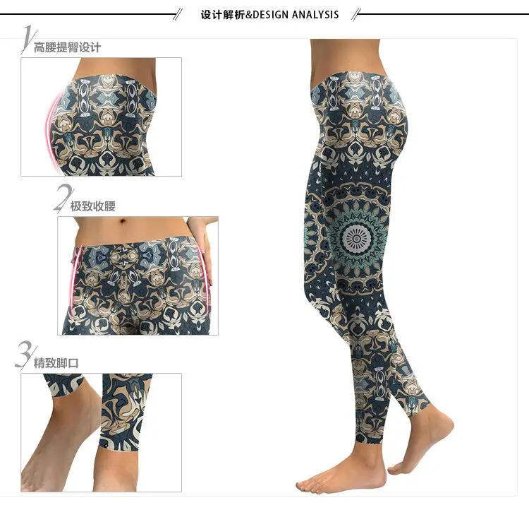 Женские леггинсы для фитнеса с разноцветным принтом|women brand leggings|women leggingswoman leggings |