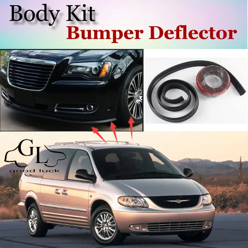 Бампер для губ Chrysler Lancia Voyager 2008 ~ 2015 передний спойлер юбка настройки TopGea комплект