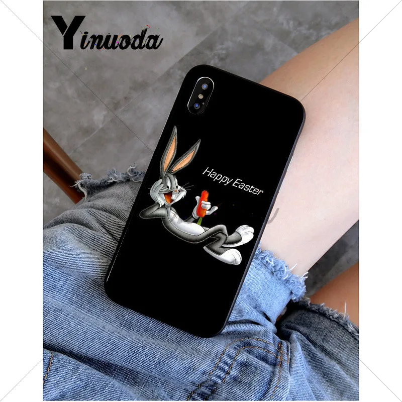Мягкий чехол Yinuoda Looney tunies для мобильного телефона из ТПУ iPhone 5 5Sx 6 7plus 8 8Plus X XS MAX XR 11