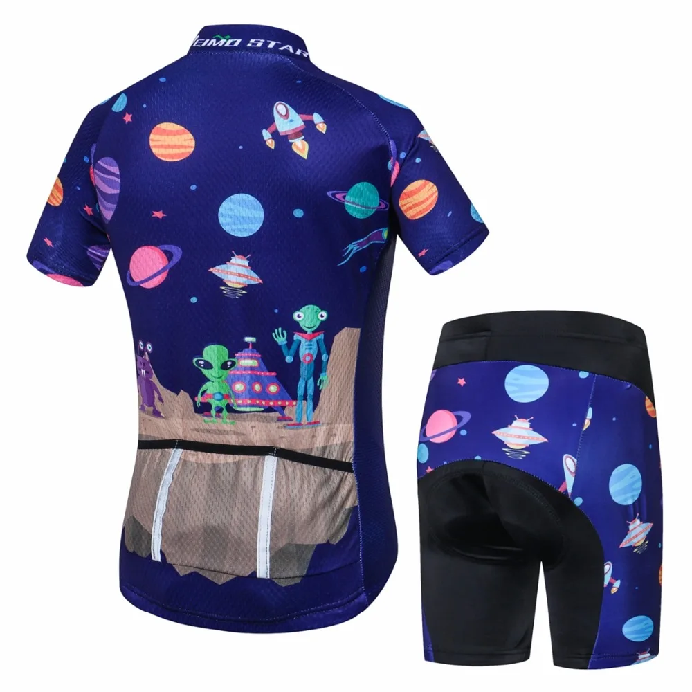Summer Kids Cycling Set Bike Jersey Shorts suit Children Road Mountain MTB Bicycle Clothes Boys Maillot Ropa Ciclismo Top bottom