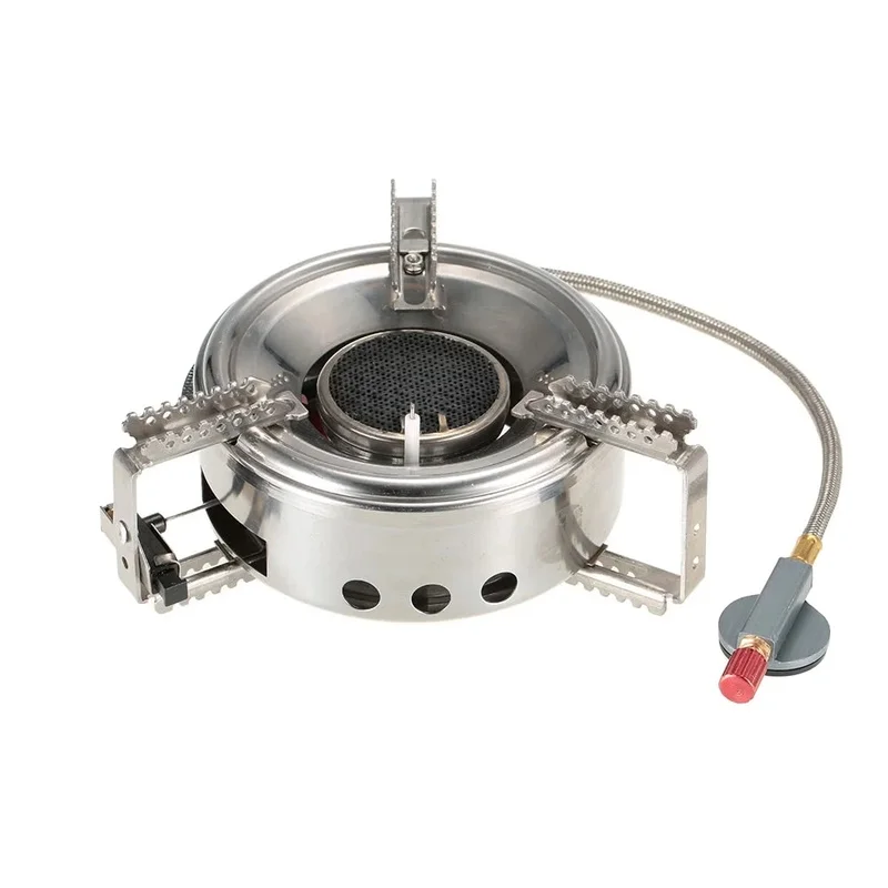 

Outdoor Mountaineering Camping Cooking Big Power Windproof Gas Stove Head Butane Buner Infrared Heating Stove Split-Type 3500W
