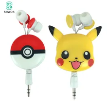 SIANCS-auriculares intrauditivos con cables y dibujos animados, 3,5mm, para iPhone 5, 6, 6s plus, Sumsang, reproductor de música MP3
