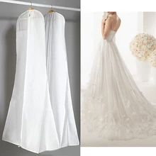 160/170/180 см одежда свадебное платье длинное платье чехол Чехол для свадебного платья пыли крышка для сохранения сумка для свадебное платье