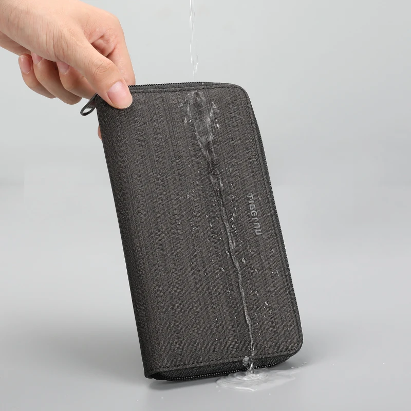 Pаспродажа Мода Tigernu бренд Для мужчин кошельки с портмоне Длинные Мужской Деньги Кошельки Водонепроницаемый доллар Для мужчин s деньги 6 дюймов телефон...