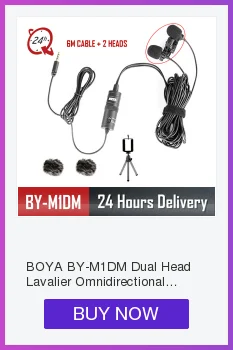 BOYA BY-WM8 Pro mic конденсаторный беспроводной микрофон микрофонная система аудио видео приемник-записывающее устройство для Canon Nikon sony DSLR камеры