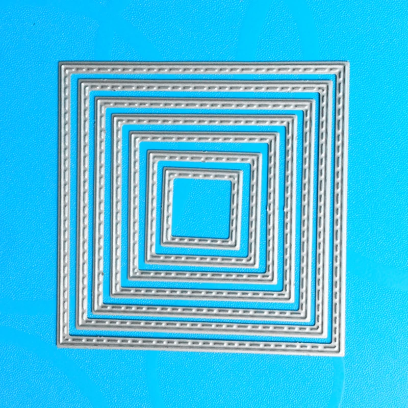 

YINISE 106 Square Metal Cutting Dies For Scrapbooking Stencils DIY Cards Album Decoration Embossing Folder Die Cutter Template