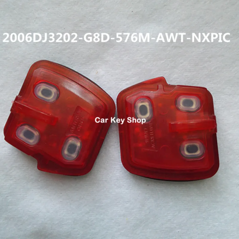 Хорошее качество для Mitsubishi Lancer EX дистанционный ключ 3 кнопки 433 МГц 2006DJ3202-G8D-576M-AWT-NXPIC