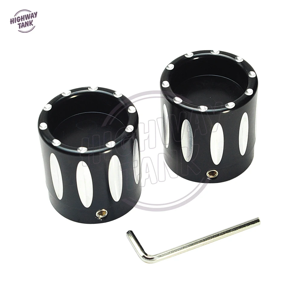 Motorcycle Front Axle Cap Bolt Nut Cover Case for Harley Davidson