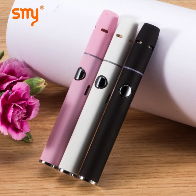 SMY Pluscig V2 Отопление Stick Комплект тепло без гореть сухая трава испаритель для бренда сигаретного табака картридж VS KeCig 2,0 плюс