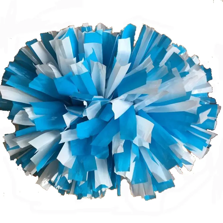 

Blue + White cheerleading pompoms (2pieces/lot) 40CM Cheers pompons Color can free combination please give me message