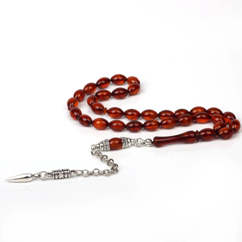 Tasbih магазин смолы янтарные Молитвенные Четки из бусин tesbih Мусульманский