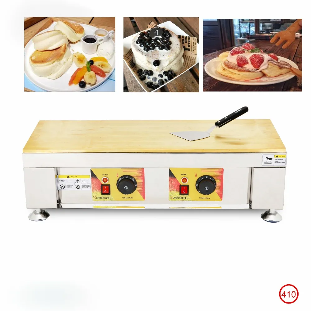 

Souffler Machine Double pan Souffle Pancake machine Souffler Waffle Maker Machine Commercial Pancake Waffle Souffle Machine