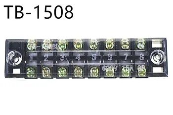 

10Pcs Terminal blocks TB-1508(15A 8P) Patch panel Wiring row junction box