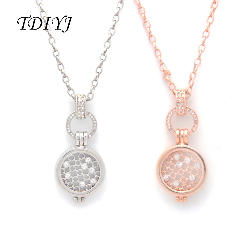 Buy TDIYJ Trendy 25MM Plain Coin Holder Pendant