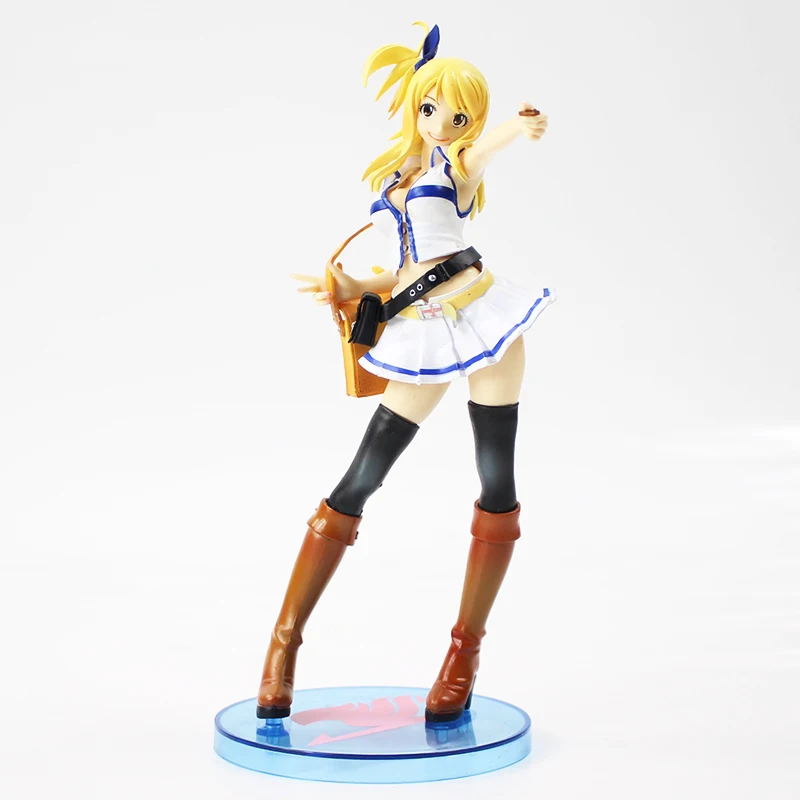 20 см Сказочный хвост Lucy фигурка игрушки Lucy Heartfilia аниме Коллекционная модель игрушки подарок для детей