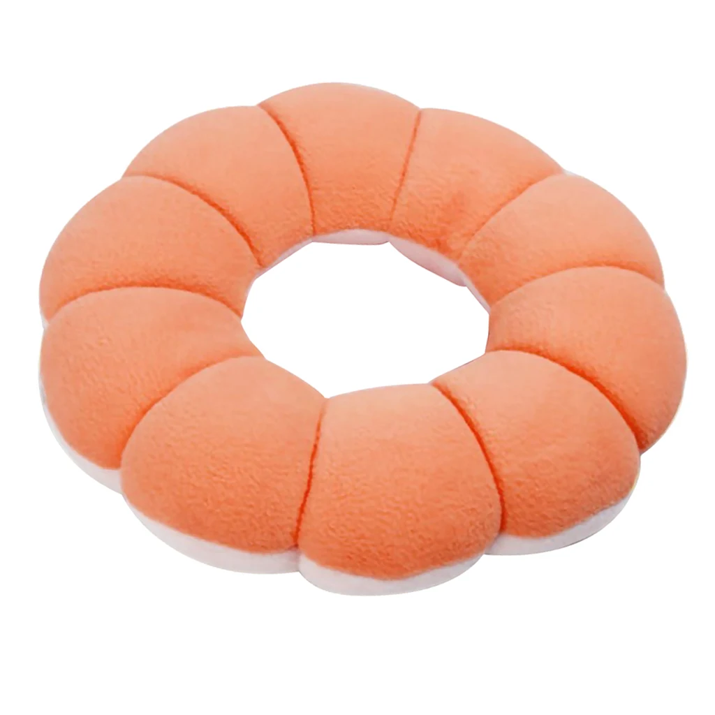 Donut Ring Cervical Neck Pillow Outdoor Sports Car Decoration Travel Twist Flower Shape Pillow