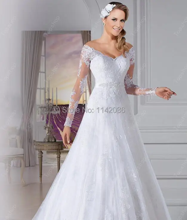 Slim Vintage Wedding Dress