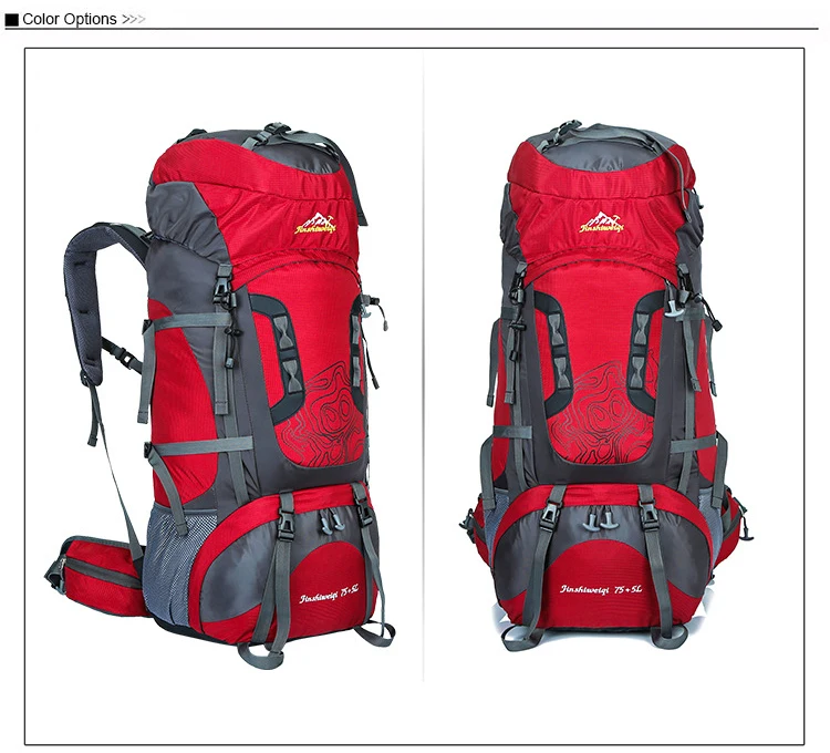 Открытый 80L Specailized альпинистский походный рюкзак большой емкости походный рюкзак Водонепроницаемый дорожный альпинистский рюкзак