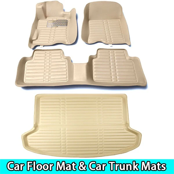 

SUNNY FOX Car floor mats for Kia Sorento Sportage Optima K5 RioCerato K3 Carens Soul leather Anti-slip car-styling carpet liner