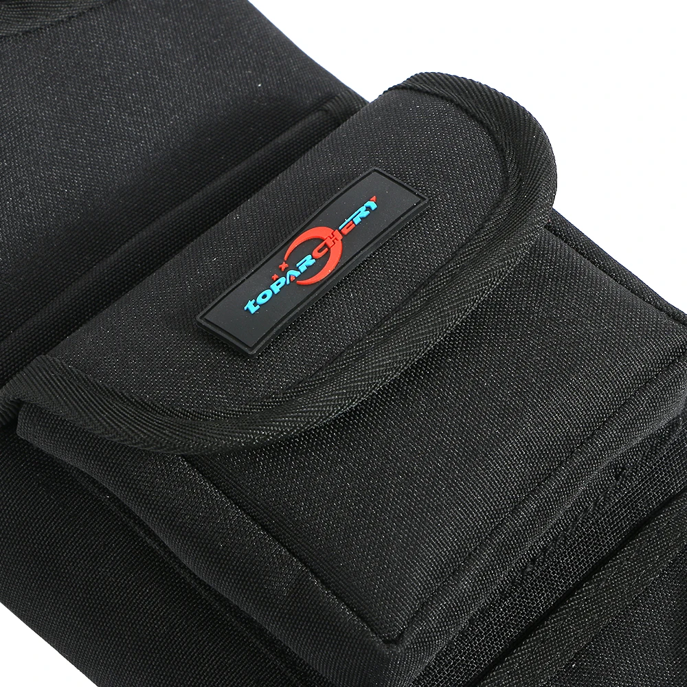 Billige Bogenschießen Zurück Pfeil Köcher Deluxe Leinwand Pfeil Halter Schulter Gehängt Jagd Ziel Köcher