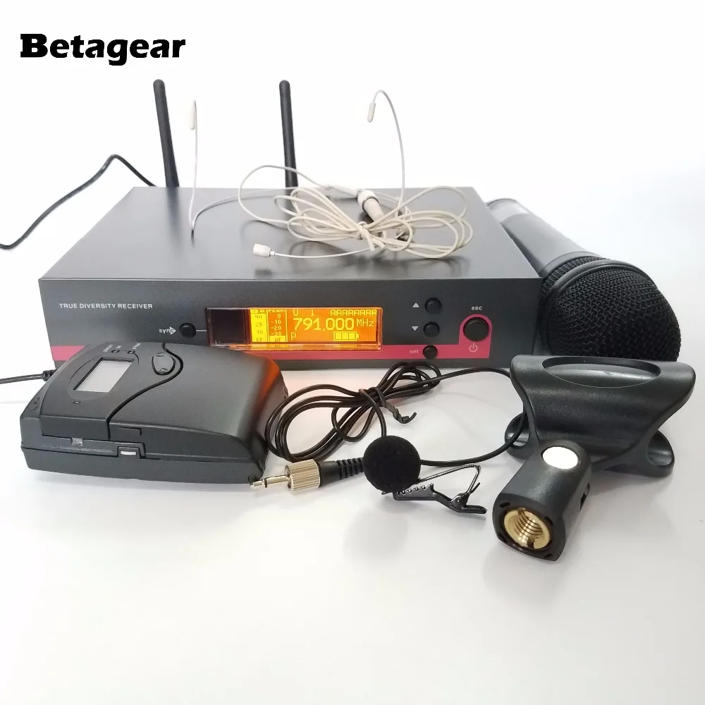 Betagear 135G3 беспроводной микрофон вокальный Набор беспроводной микрофон УВЧ микрофон профессиональный бренд ручной+ поясной пакет+ лацканы+ гарнитура микрофон