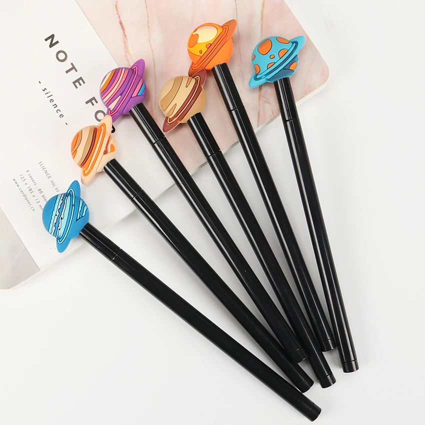 

1PC Cute Creative Planet Gel Pen Writing Signing Pen Kids Student School Office Stationery Supply Funny Gift