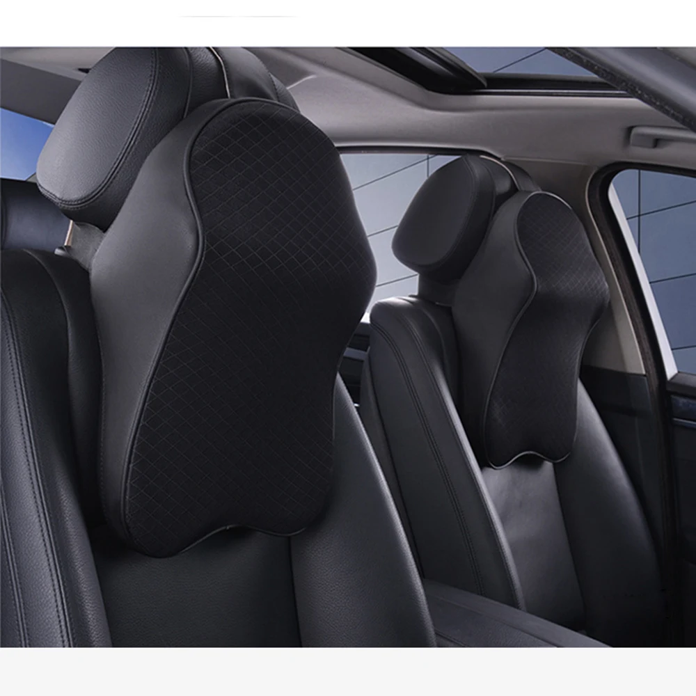 Car seat headrest car Head Restraint Neck Rest Headrest Soft 3D Space