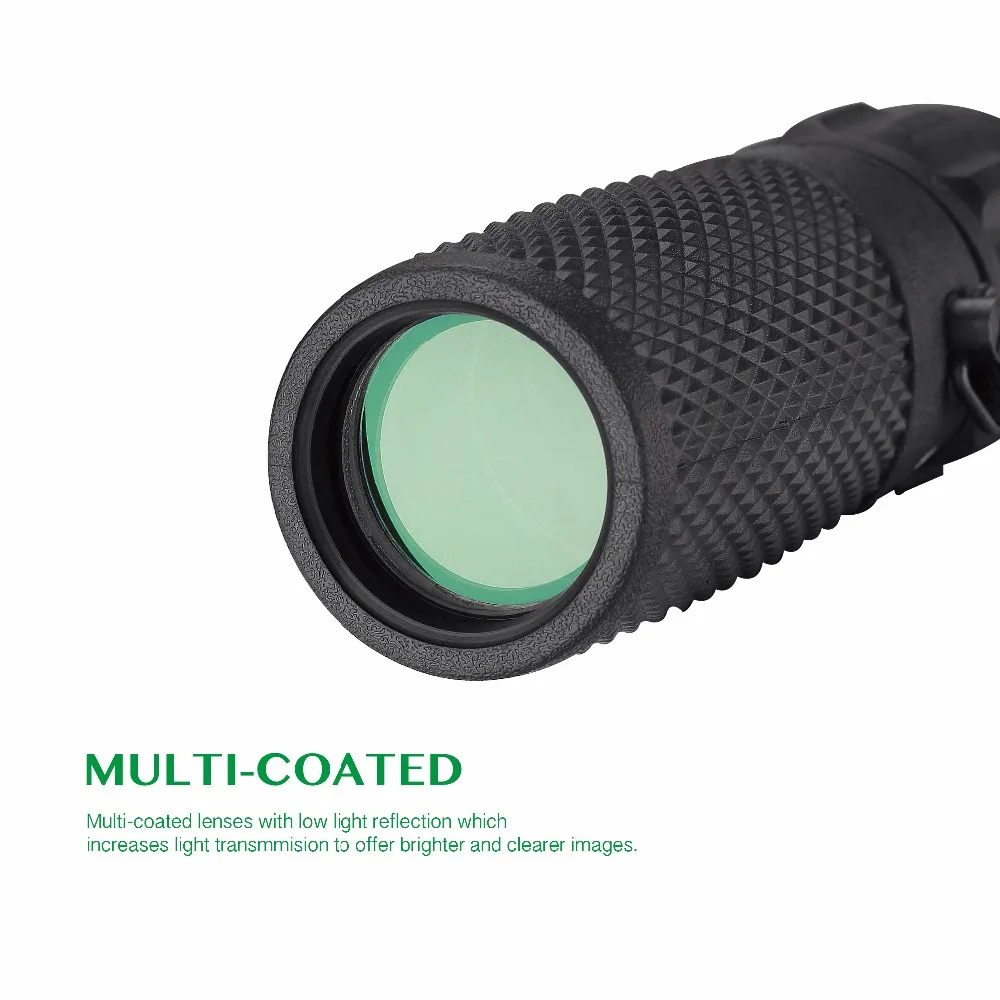 AOMEKIE جيب حجم أحادي 10X25 HD البصرية عدسة في الهواء الطلق الغولف مراقبة الطيور التخييم تلسكوب البسيطة المحمولة الإكتشاف نطاق