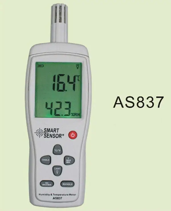 

Humidity Temperature Meter Smart SensorHandheld Gauge -10C~50C 5%RH~99%RH 3PCS