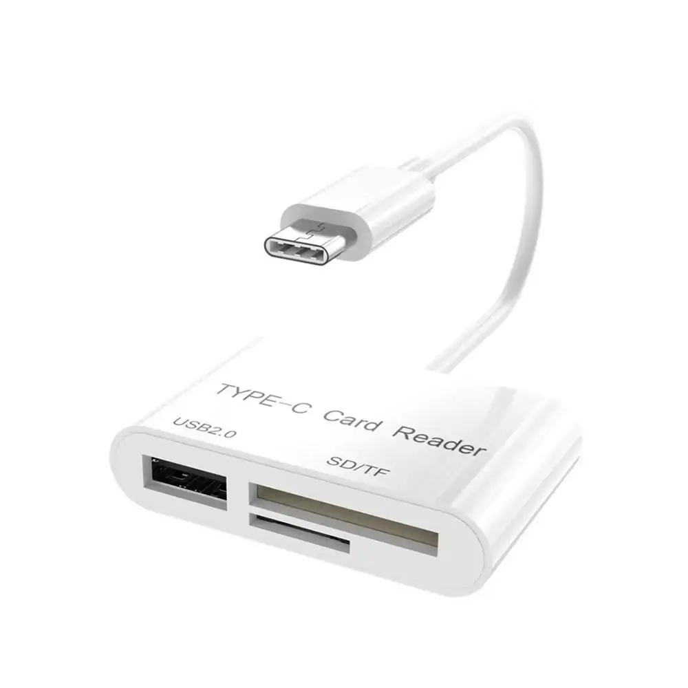 

USB 2.0 Hub Type-C 2.0 Multi-Port SD/Mirco SD Card Reader OTG Adapter For Android And For IPhone