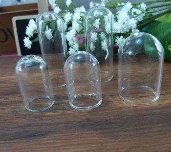

10pcs/lot 20x30mm/20x50mm/18x30mm/25x38mm/20x50mm bell clear glass bottle wishing vial for diy jewelry pendant--size option