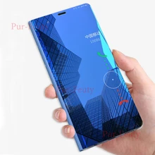 Для samsung J6 Prime чехол J6 плюс SM-J610FN/DS Чехол класса люкс Smart View кожаный чехол для samsung SM-J610F J610FN J610G J610 крышка