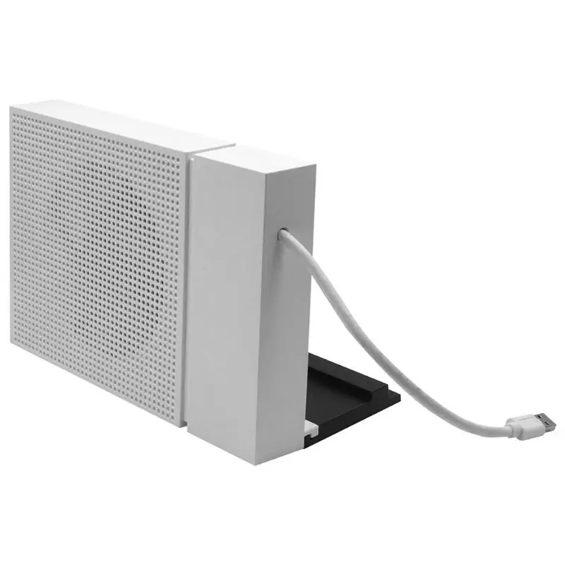 

ALLOYSEED Vertical Stand Holder Cooling Fan Cooler and 4 Ports USB Hub For Xbox One S Console Heat Fan