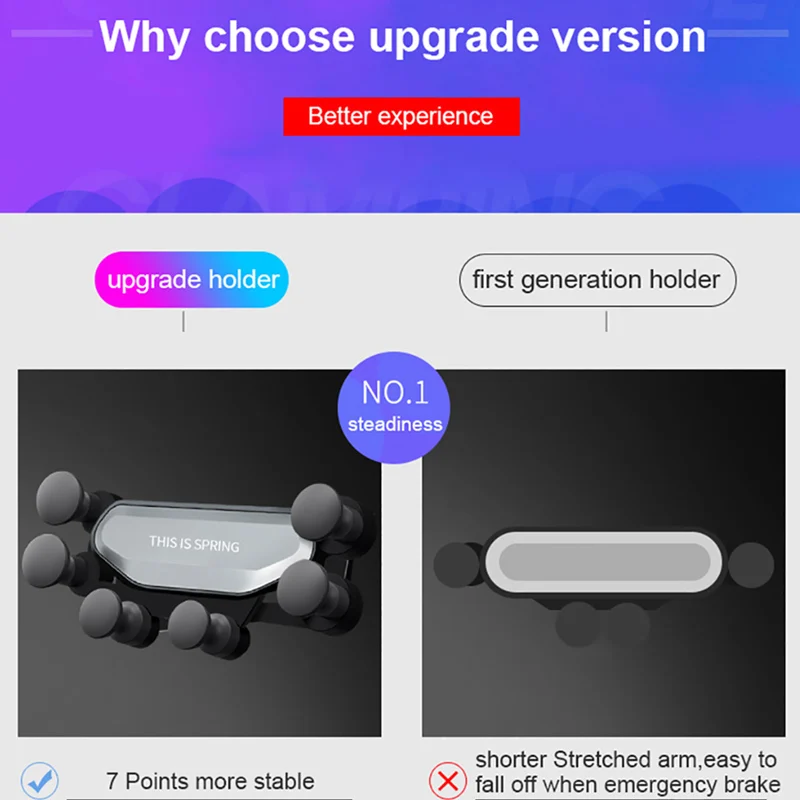 ROCK Gravity автомобильный держатель телефона для iPhone X Xs Max Samsung S9 в на вентиляционное