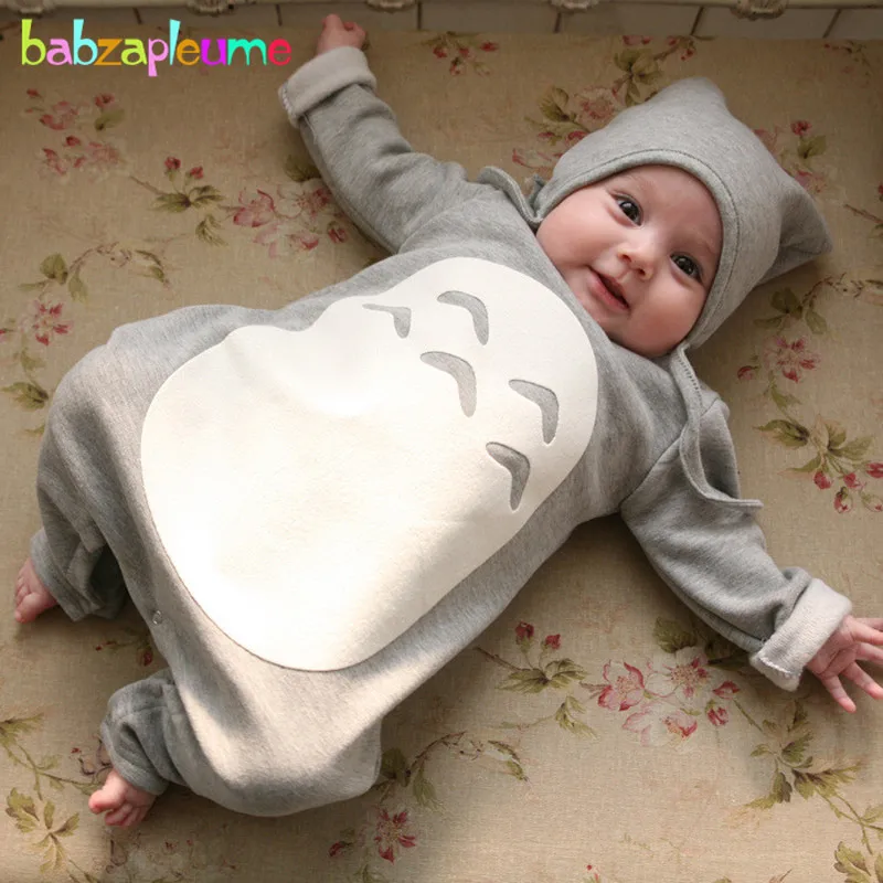 

2Piece/0-18Months/Spring Autumn Baby Boys Girls Jumpsuit Infant Clothing Sets Cartoon 100% Cotton Newborn Rompers Clothes BC1375