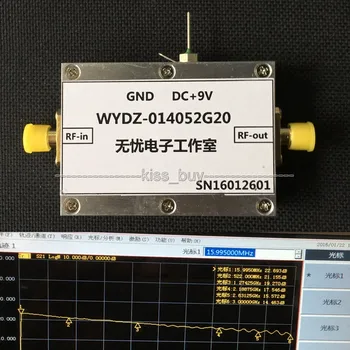 

20MHZ TO 3GHZ 20dB Gain amplifier low-noise Broadband RF amplifier receiver for FM HF VHF / UHF Ham Radio +CASE