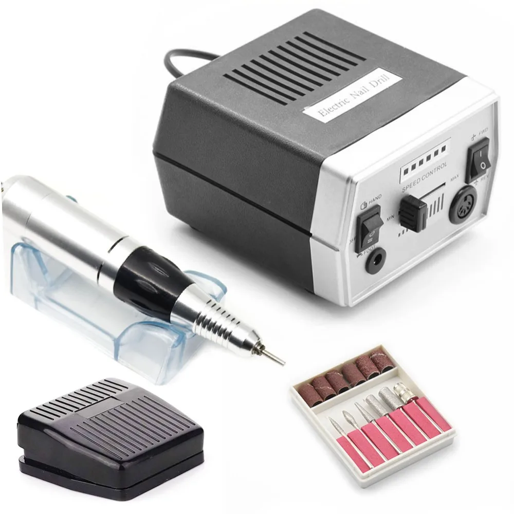 

Electric Nail Drill Machine 15W 30000RPM Pro Diamond Nail Cutter Bit Pedicure Maniure Machine Nail Drill Bits Nail Polisher Tool