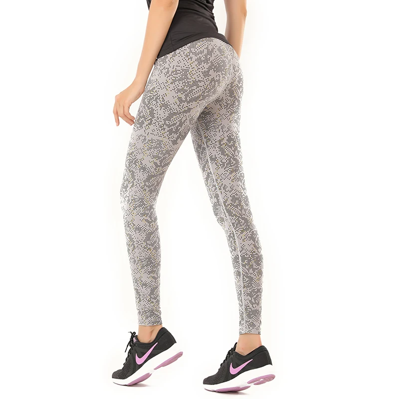 

Women Sports Leggings Polka Dot Pattern Yoga Pants High Stretchy Tight Gym Trousers Quick Dry Breathable Fitness Wear Leggins