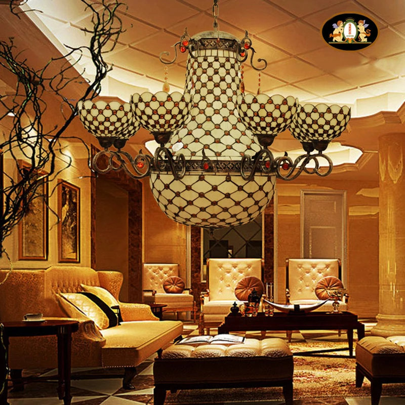Stained Galss Chandelier.2