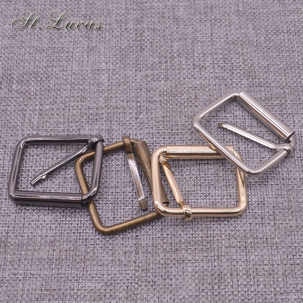 Versatile Square Metal Buckles - Silver, Bronze, Gold -